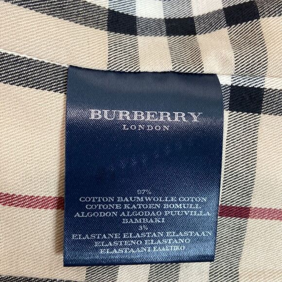 Burberry Cream High Neck Side Button Jacket - Picture 16 of 16